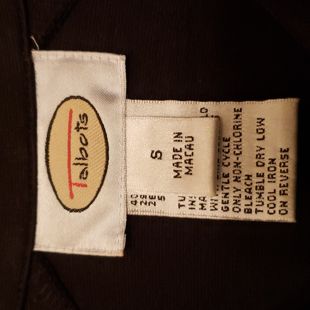 Talbots Black, Button Down Blazer/Jacket - image 4